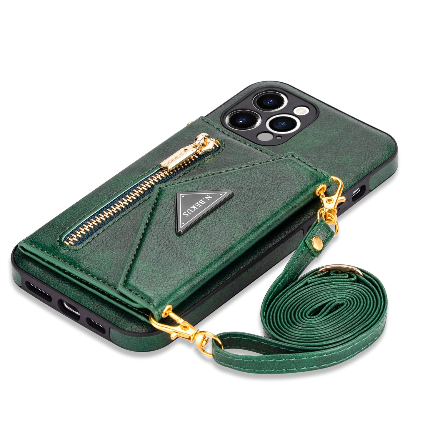Lanyard Phone Case w Zipper Wallet