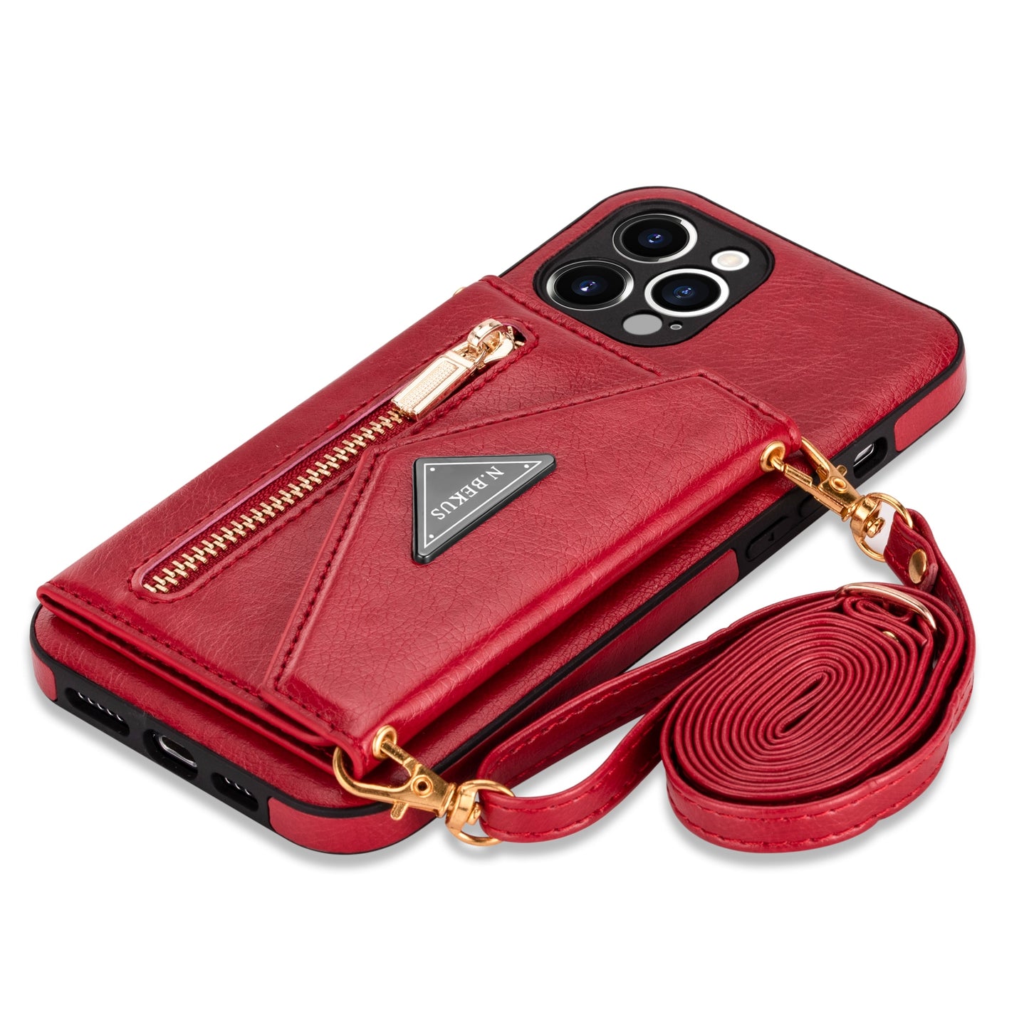 Lanyard Phone Case w Zipper Wallet
