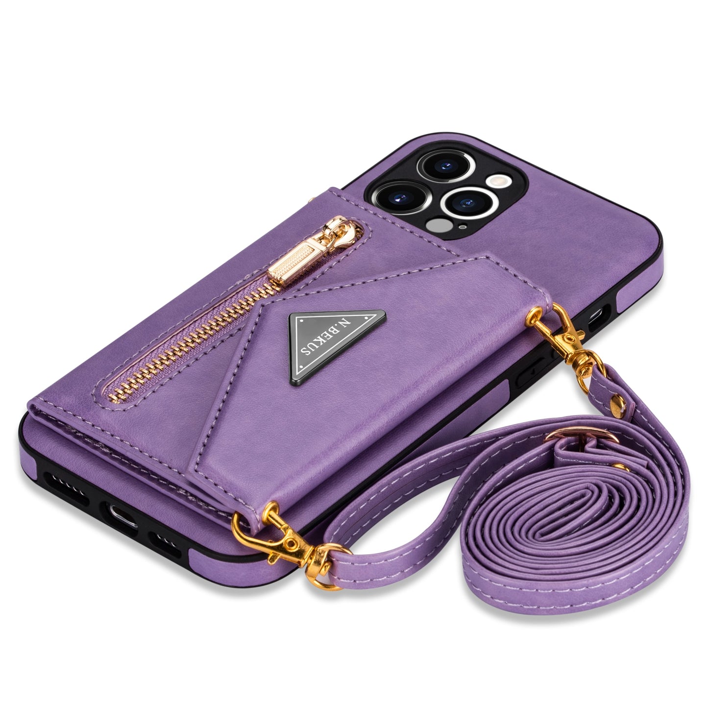 Lanyard Phone Case w Zipper Wallet