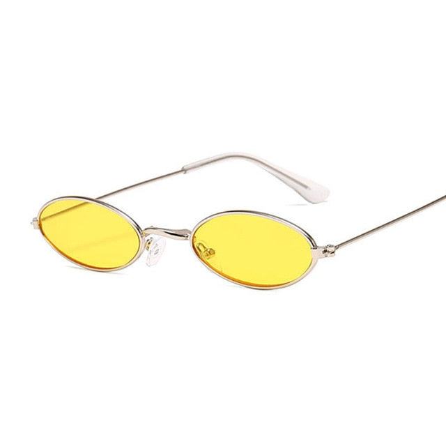Unisex Small Oval Sunglasses