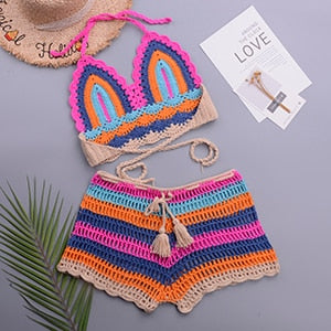 Knitted Crop & Shorts