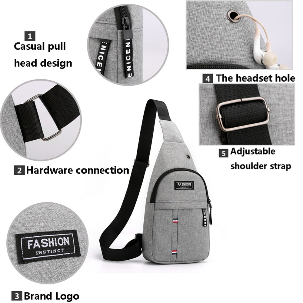 Unisex Shoulder Sling Bag
