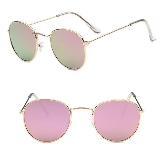 Unisex Round Vintage Sunglasses