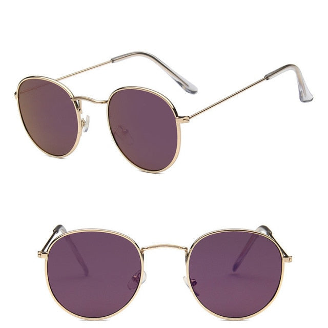 Unisex Round Vintage Sunglasses