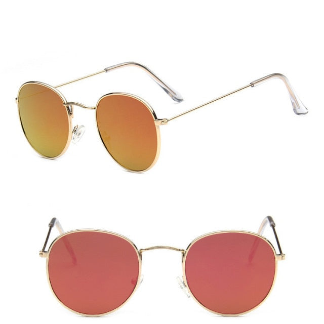 Unisex Round Vintage Sunglasses