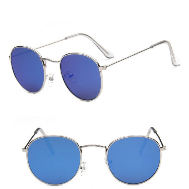 Unisex Round Vintage Sunglasses