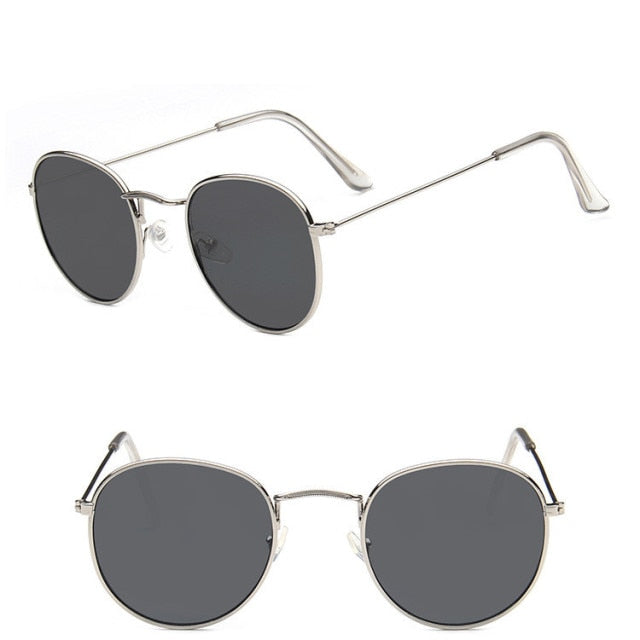 Unisex Round Vintage Sunglasses