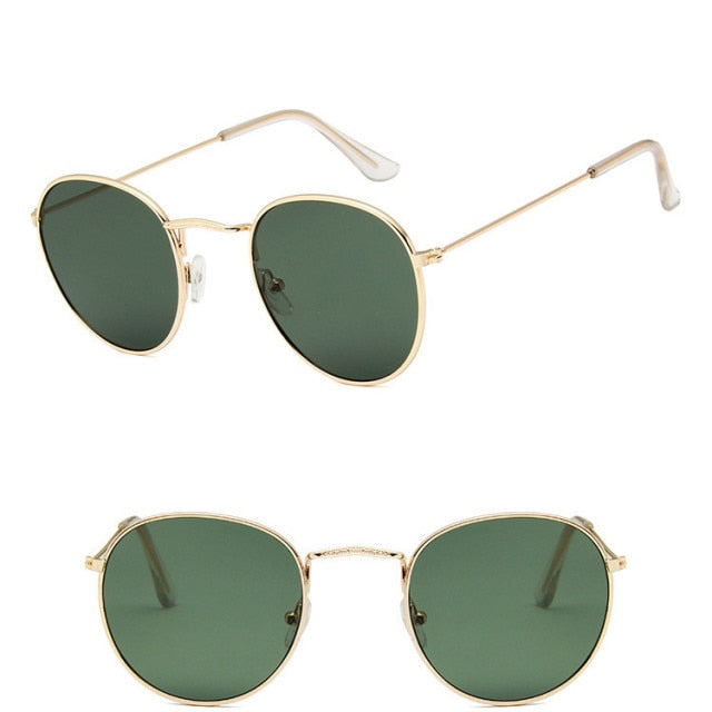 Unisex Round Vintage Sunglasses
