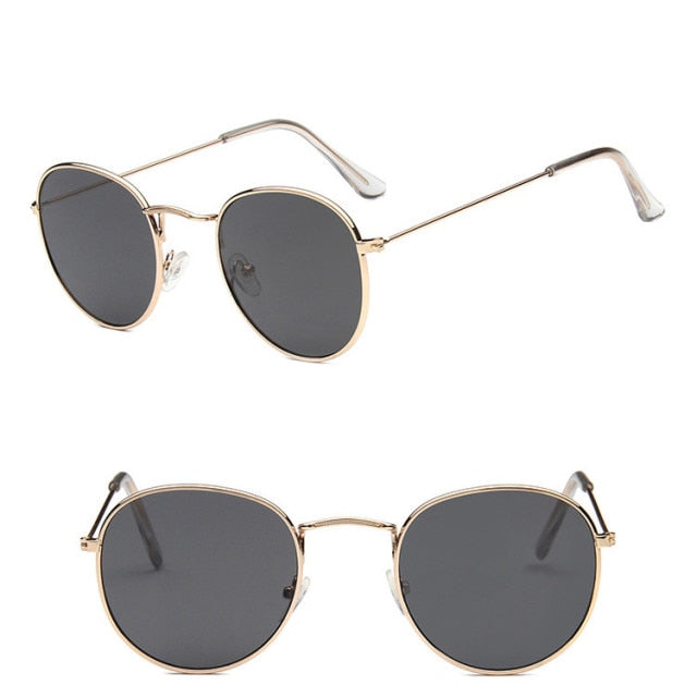 Unisex Round Vintage Sunglasses