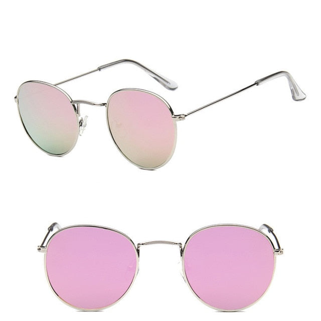 Unisex Round Vintage Sunglasses