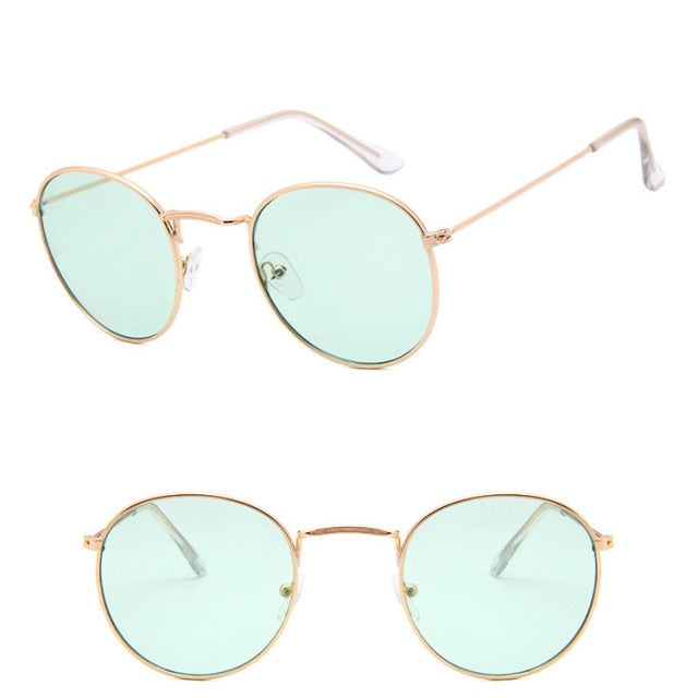 Unisex Round Vintage Sunglasses