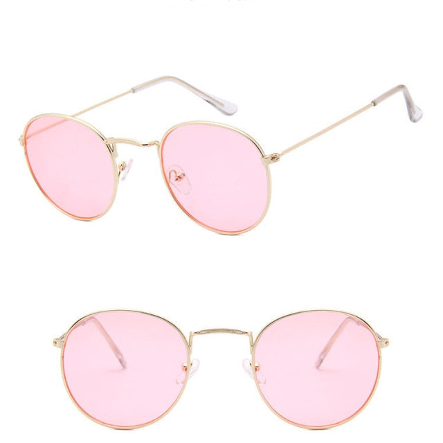 Unisex Round Vintage Sunglasses