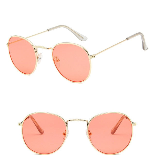 Unisex Round Vintage Sunglasses