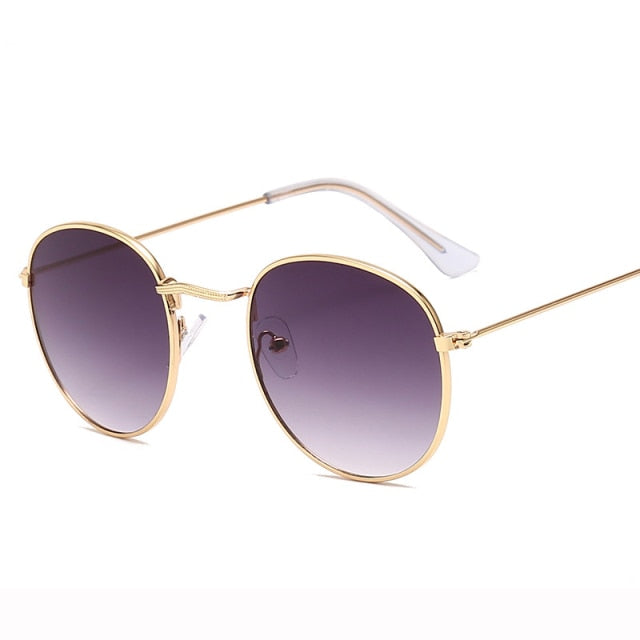 Unisex Round Vintage Sunglasses