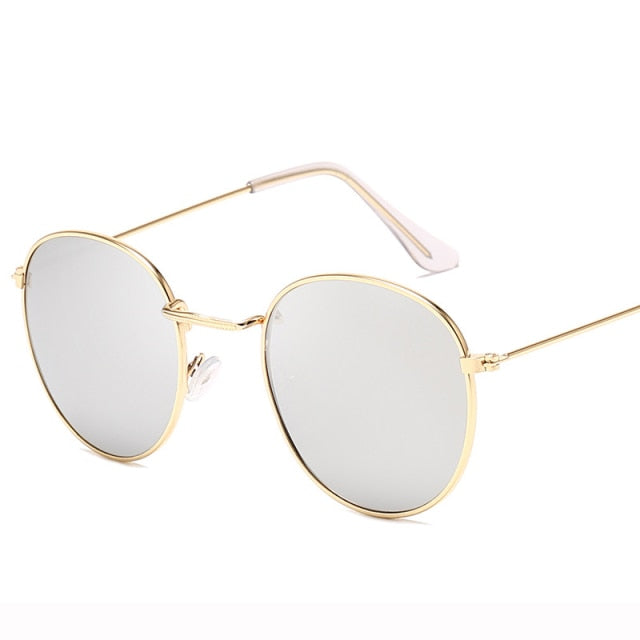 Unisex Round Vintage Sunglasses