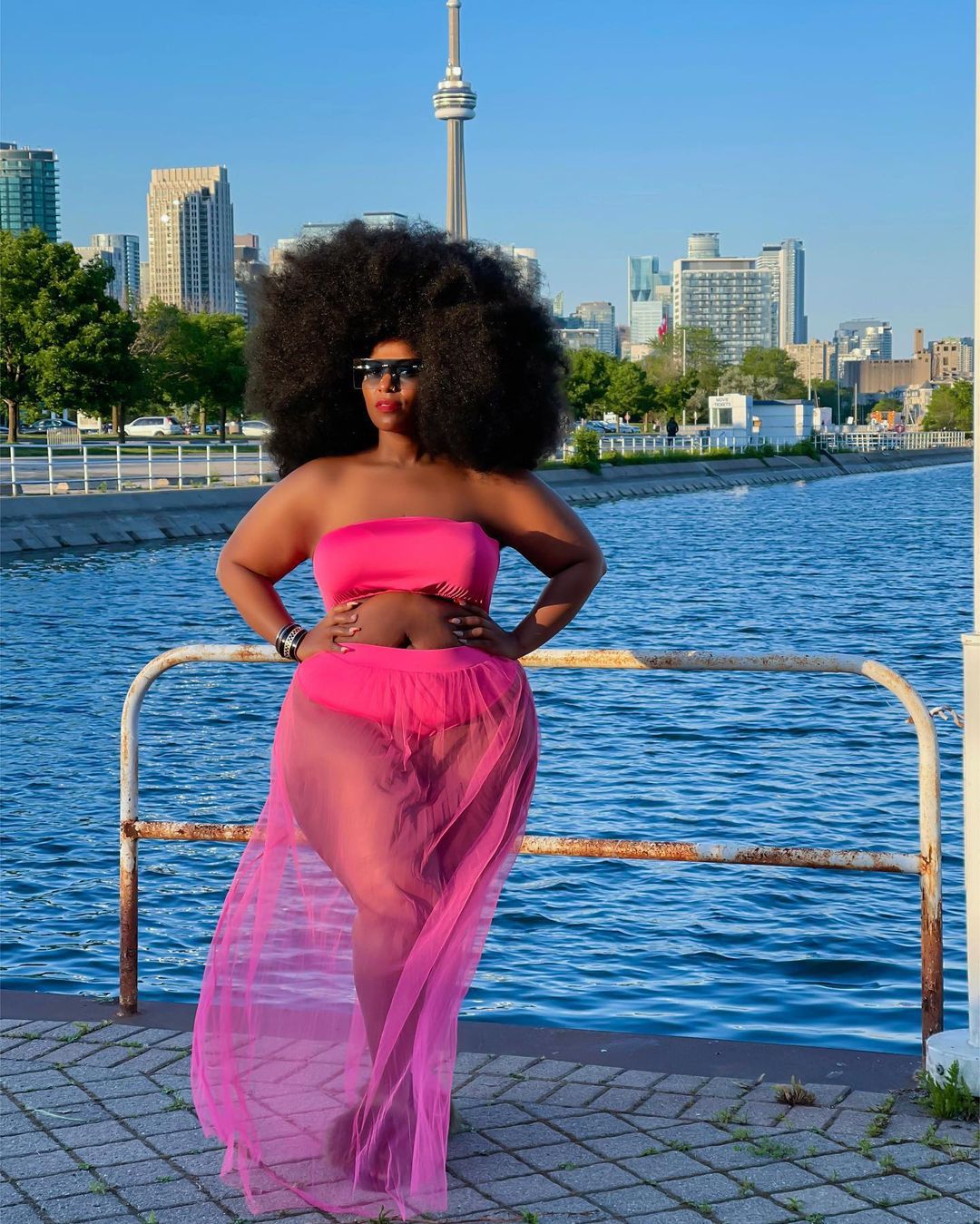 The Queen Strapless Crop & Mesh Skirt Set