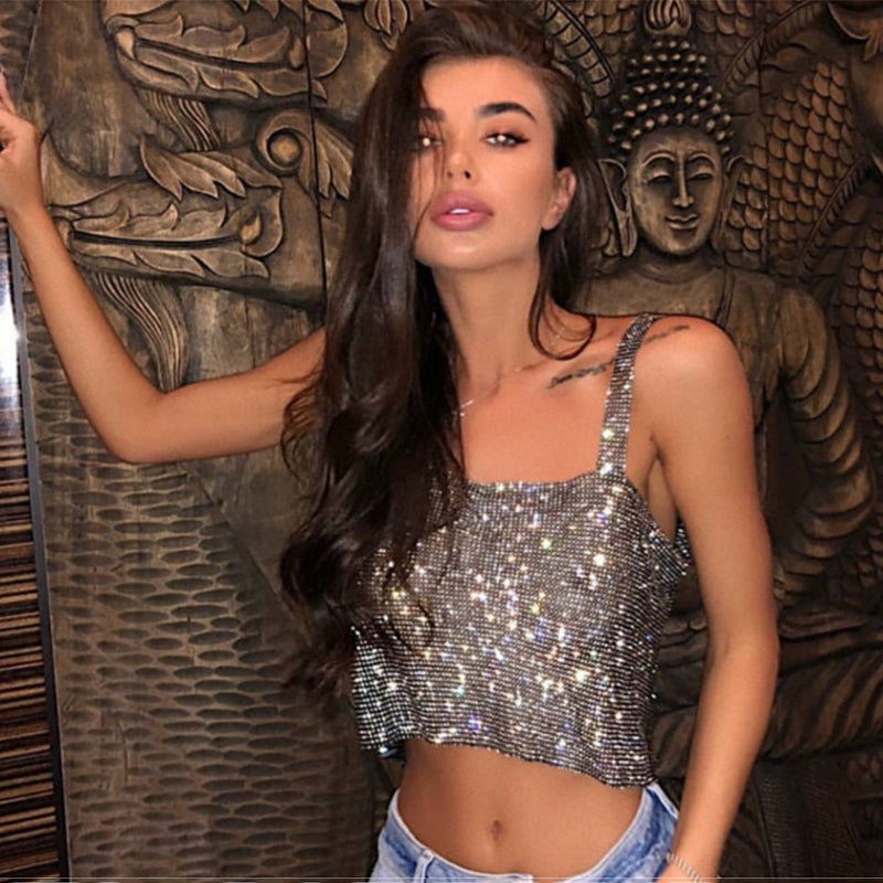 Sparkle Cami Crop