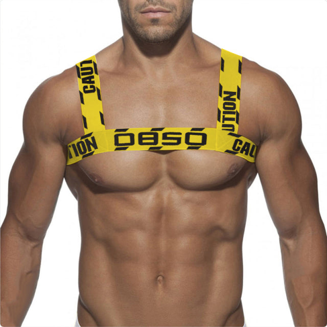 Yellow Caution Band Harness