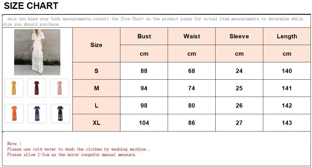 Boho Summer Long Dress