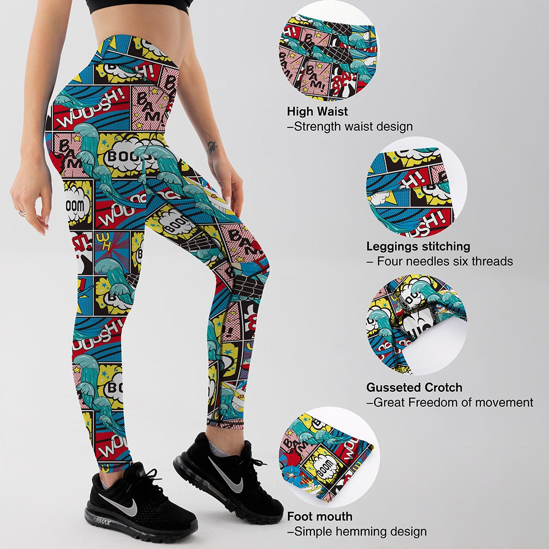 BOOM Cartoon Leggings