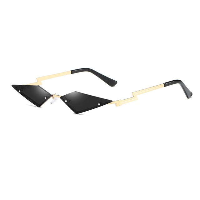 Diamond Rimless Sunglasses