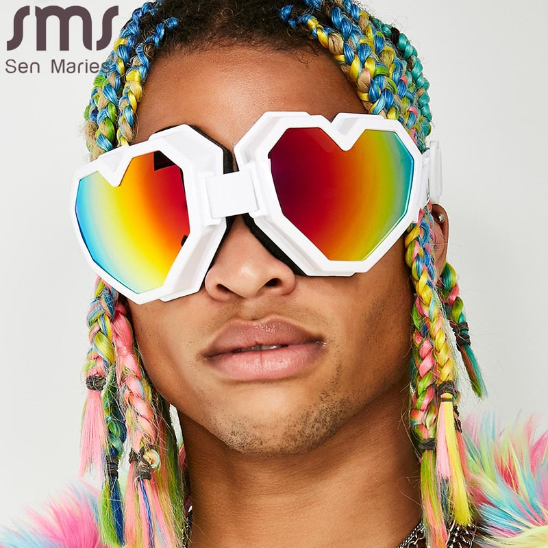 Unisex Heart Goggles