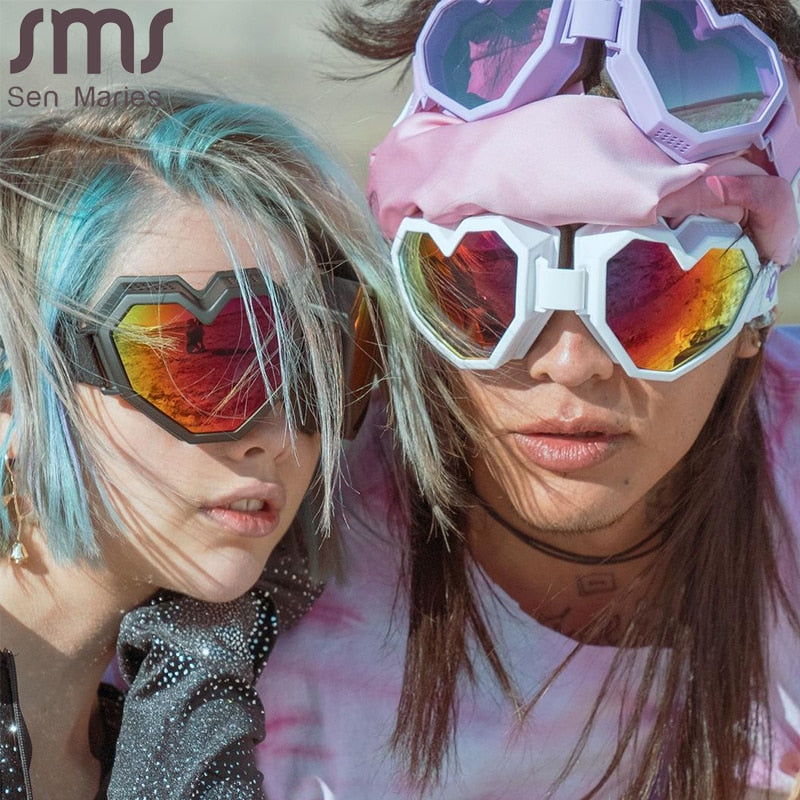 Unisex Heart Goggles