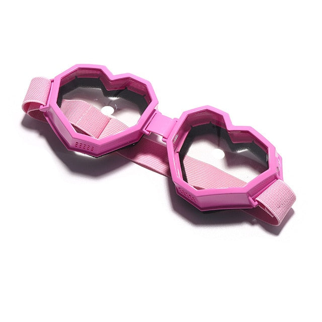 Unisex Heart Goggles