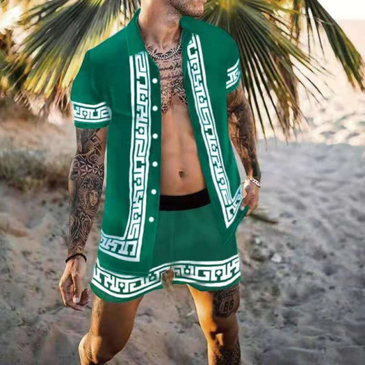 Shirt & Short Set - Green