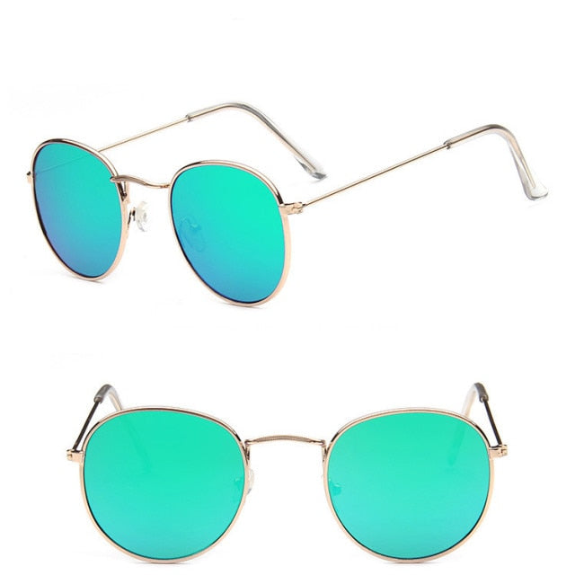 Unisex Round Vintage Sunglasses