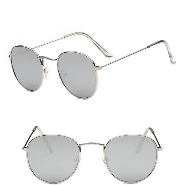 Unisex Round Vintage Sunglasses