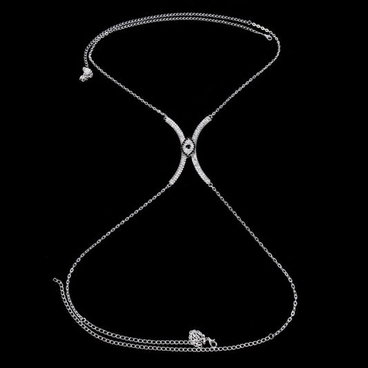 Silver Eye Chest Chain