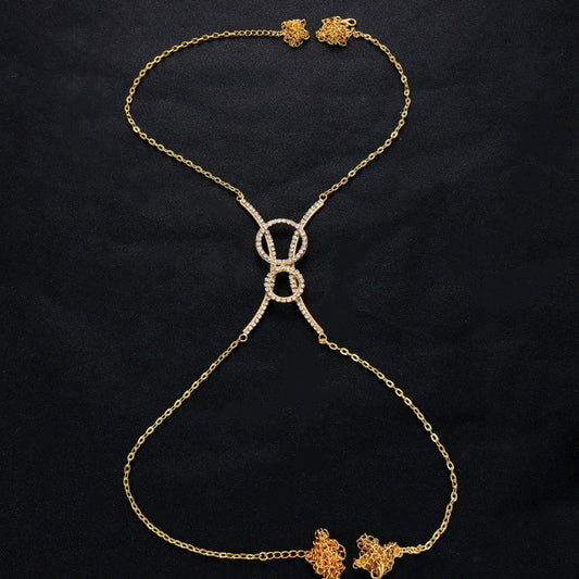 Double Circle Chest Chain