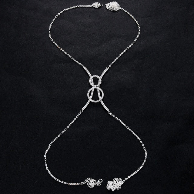 Double Circle Chest Chain