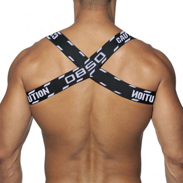 Black Back X Caution Band Harness