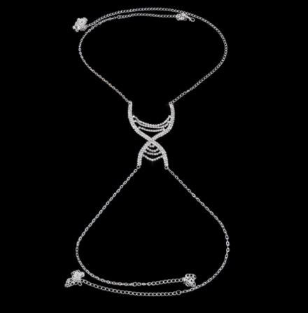 Cross Web Chest Chain